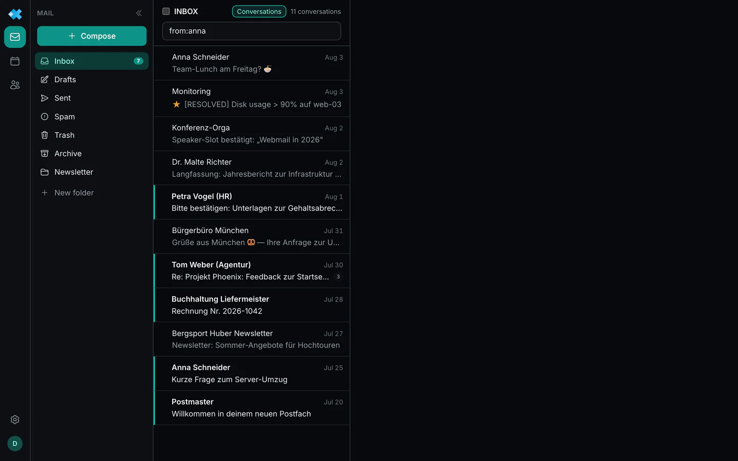 Search with an operator